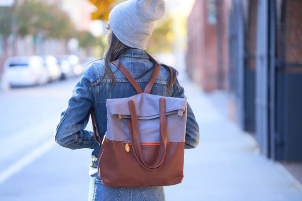 backpack purse laptop backpack convertible backpack greenpoint vegan backpack Greenpoint Backpack Purse