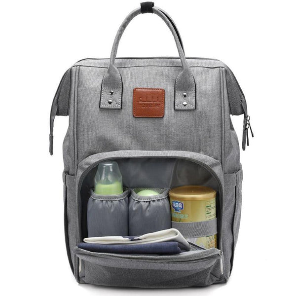 Citi Traveler Diaper Bag - Grey