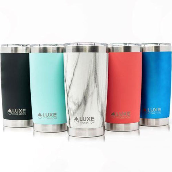20oz Insulated Stainless Steel Tumbler - Gulf Blue