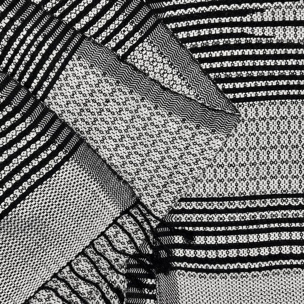 Silver Cambodia Tapestry Throw